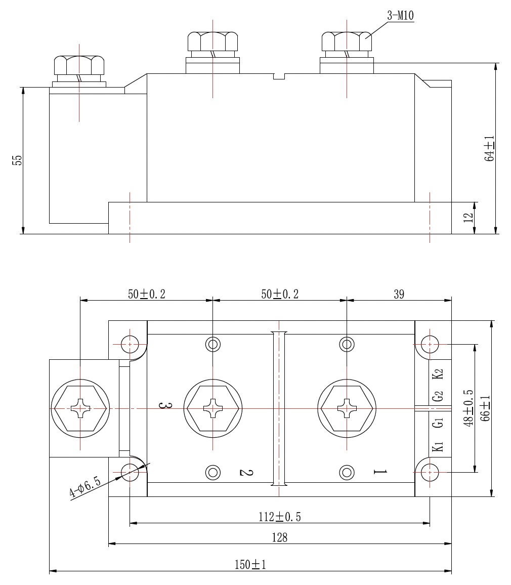 W66 casing semiconductor modules