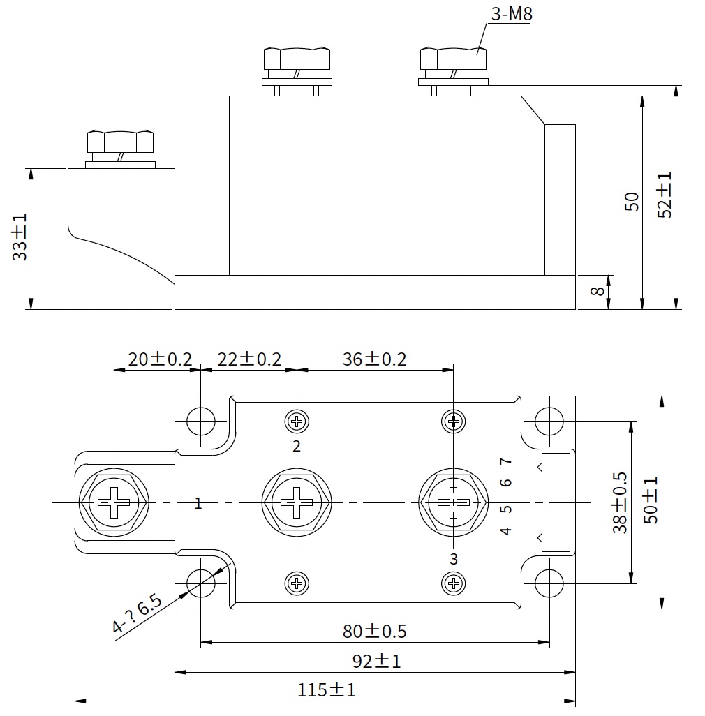 w50 casing semiconductor modules