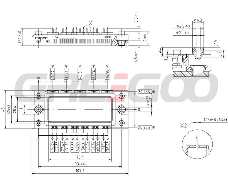 BSM50GD120DN2 IGBT Module