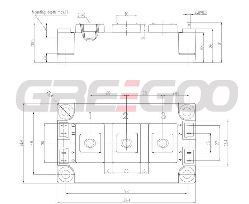 GD400CUY120C2S IGBT Module