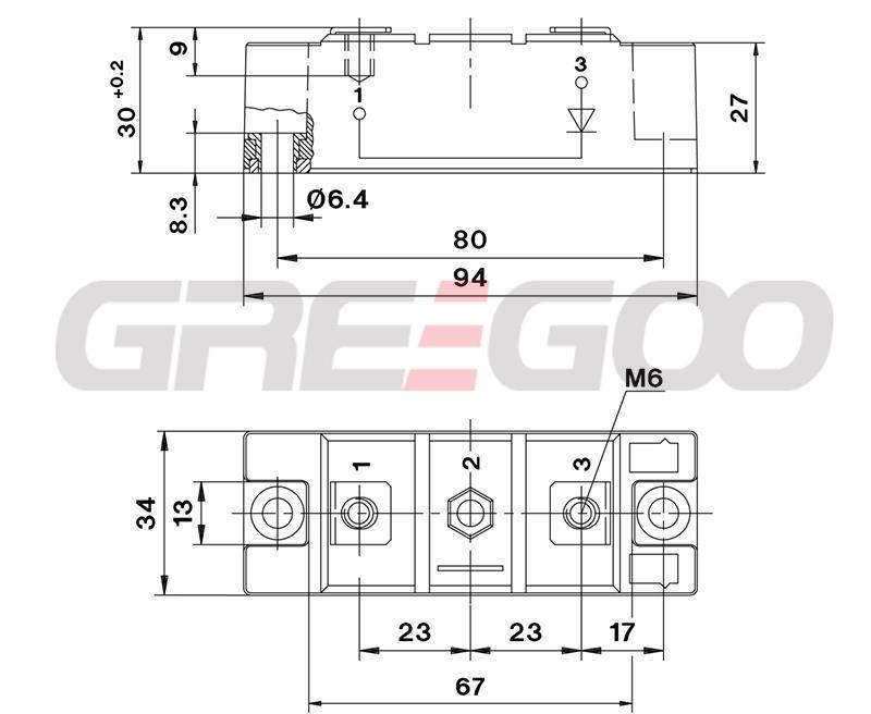 SKKE120F17 Fast Diode Module