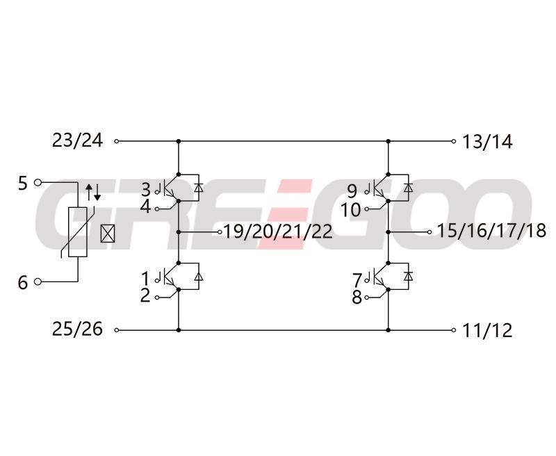 Four-pack IGBT Module