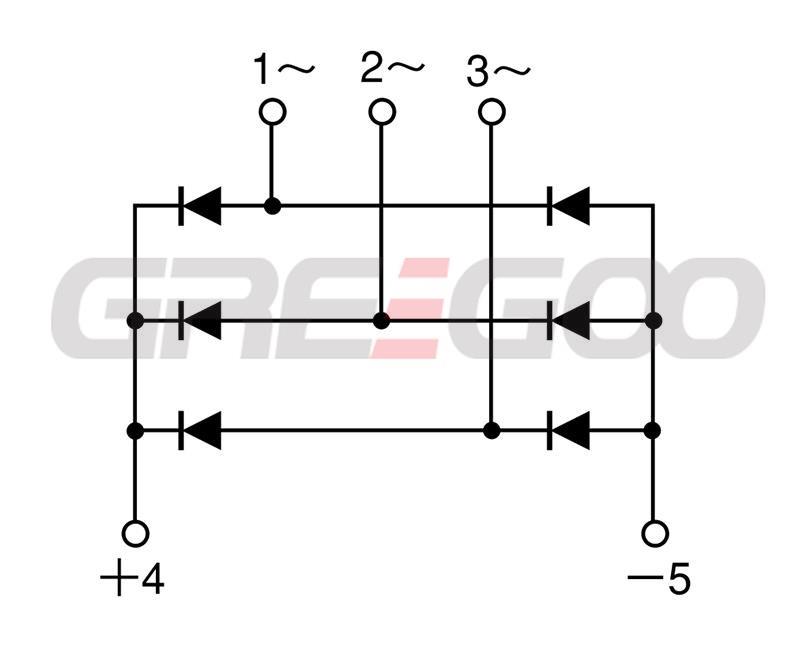 Three phase Rectifier Diode Bridge Modules